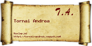 Tornai Andrea névjegykártya