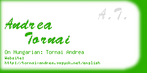 andrea tornai business card